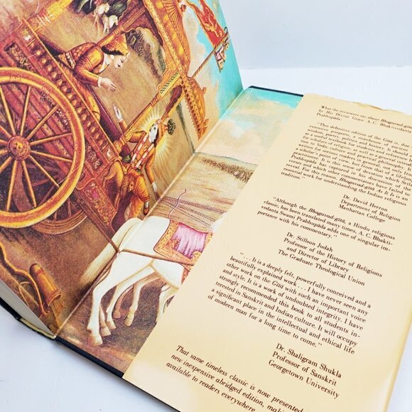 Bhagavad Gita As It Is VTG 1975 Hardcover Book Bhaktivedanta Swami Prabhupada - Picture 11 of 11